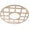 Ekena Millwork O'Neal Wood Fretwork Pierced Ceiling Medallion, Alder, 32"OD x 11 5/8"ID x 3/8"T CMWP32X32X0375ONAL - alternate 2